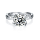 Women's Ring,925 Sterling Silver,Moissanite,Jewelry,Grdeer