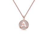 Pendant,S925 Silver,Rose Gold,Moissanite,Light Luxury,Letters,Necklace,Jewelry,Grdeer ​