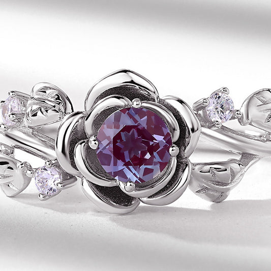 Alexandrite,Gift, Ring,925 Silver,Jewelry,Grdeer