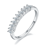  Pear shaped,Eternity Band,Rings,925 Sterling Silver,Moissanite,Jewelry,Grdeer