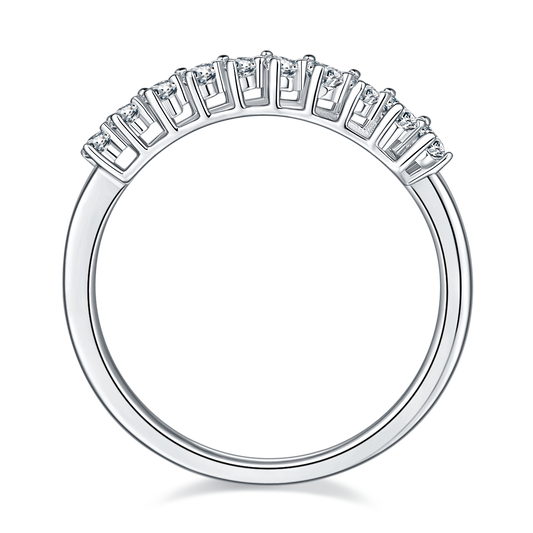  Pear shaped,Eternity Band,Rings,925 Sterling Silver,Moissanite,Jewelry,Grdeer