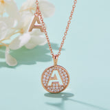 Pendant,S925 Silver,Rose Gold,Moissanite,Light Luxury,Letters,Necklace,Jewelry,Grdeer ​